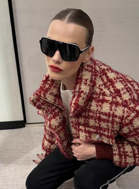 顶版香滑雪系列墨镜封镜连体片挡风博主推荐凹造型潮酷太阳护目镜