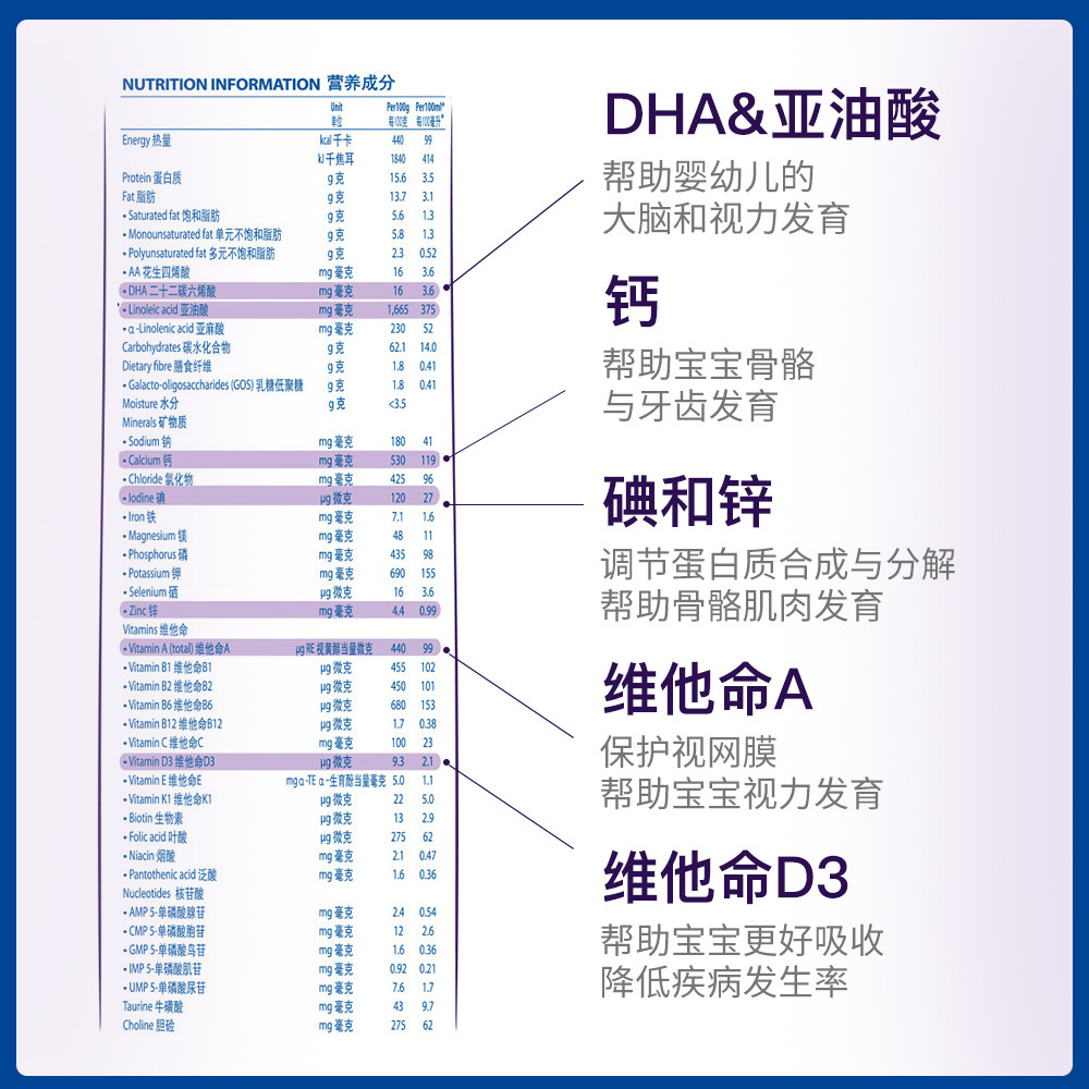 美素佳儿新加坡版成长配方4段奶粉 金领海外婴幼儿牛奶粉