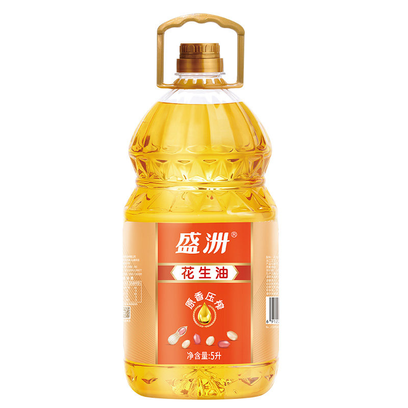 盛洲原香压榨花生油5L 物理压榨食用油花生油家用桶装瓶装油正品,淘宝优惠券,粉丝福利购,淘宝优惠卷