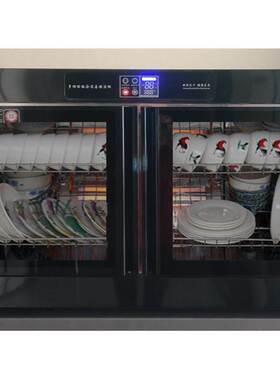 订做嵌入式双门消毒柜商用柜定制消毒碗柜餐厅餐具餐柜茶水配餐柜