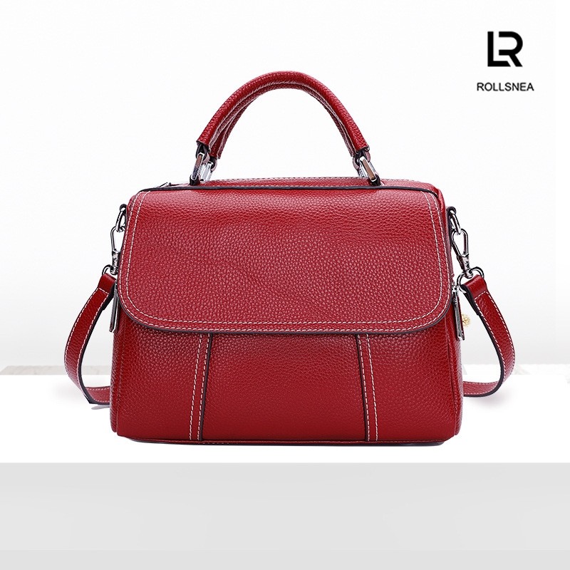 rollsnea新款mini中号真皮波士顿包 劳斯尼亚女士包袋