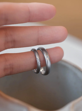 OBD925银培育钻石戒指女情侣钻戒