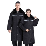 雷萨虎 Пуховик, демисезонное пальто, длинная рабочая униформа, увеличенная толщина, средней длины