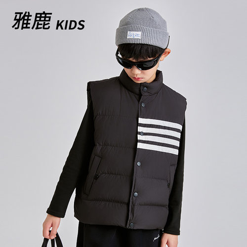 yaloo雅鹿Y1T06Z12640YY1 儿童加厚羽绒马甲