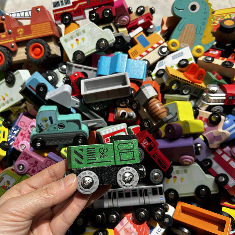 外贸宜家木制小火车儿童益智玩具兼容brio木质轨道滑行小车配件,淘宝优惠券,粉丝福利购,淘宝优惠卷