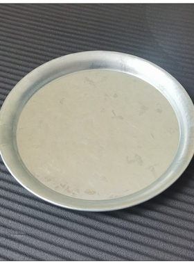工业风镀锌板圆形盘子防锈