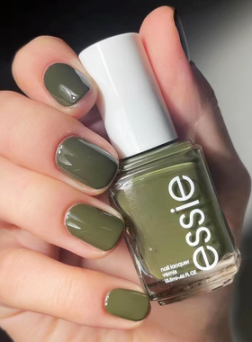ESSIE1797军绿免烤显白指甲油