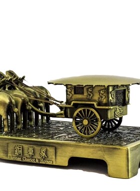 铜车马特色旅游金属礼品送老外