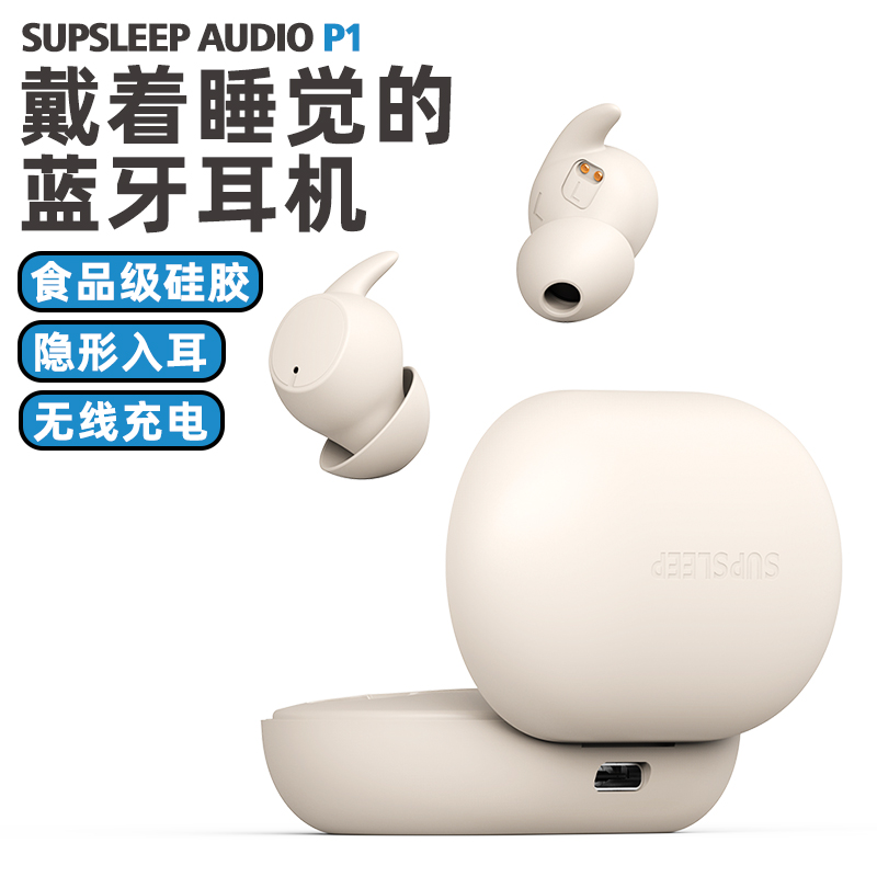 SUPSLEEP-P1睡眠蓝牙耳机适用于华为苹果降噪2023新款五代pro女款 - 图1