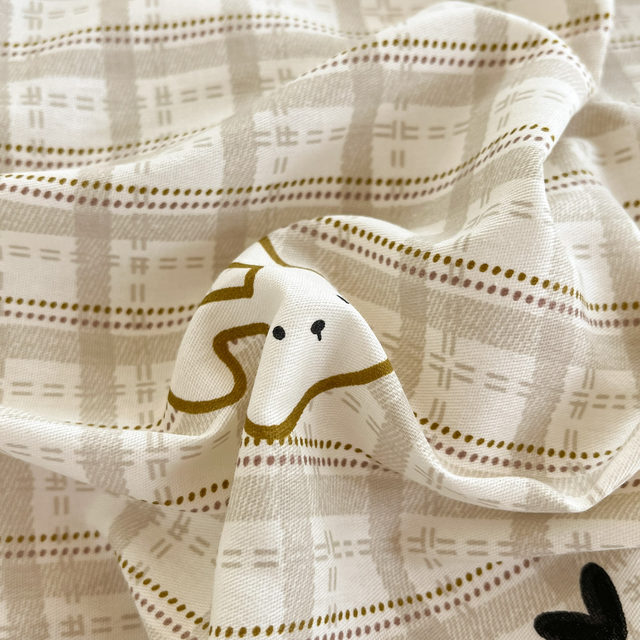 Four-season four-piece set of all-cotton pure cotton new thickened quilt cover bed sheets student dormitory three-piece set simple skin-friendly bedding