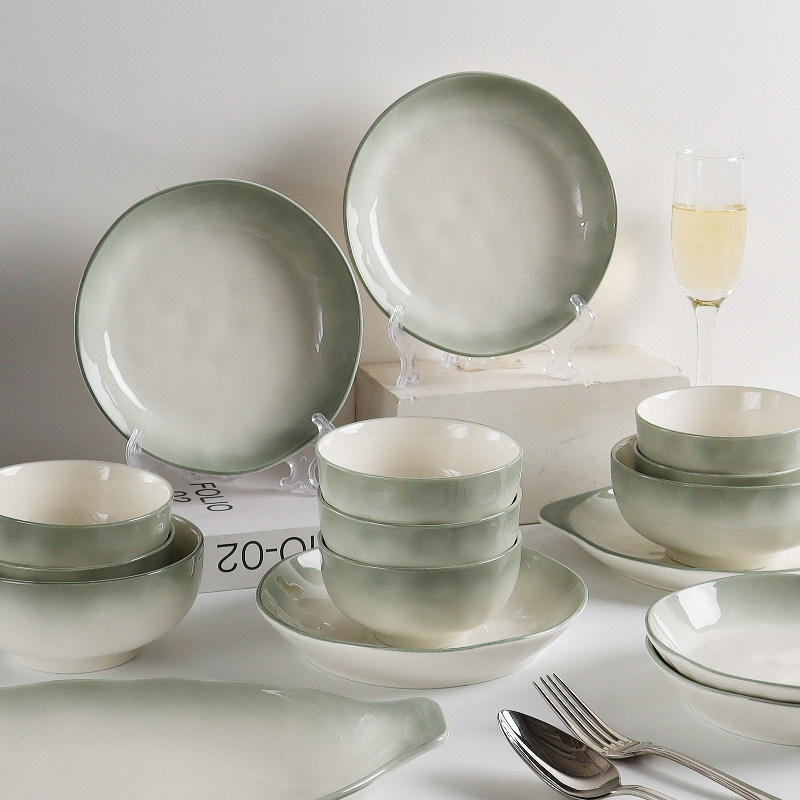 釉下彩陶瓷米饭碗家用2026新款吃饭的碗小碗高颜值碗碟餐具高颜值