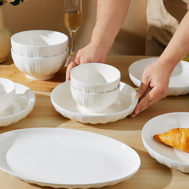 鱼盘家用2026新款蒸鱼专用盘子高级感釉下彩椭圆装鱼碟釉下彩菜盘,淘宝优惠券,粉丝福利购,淘宝优惠卷