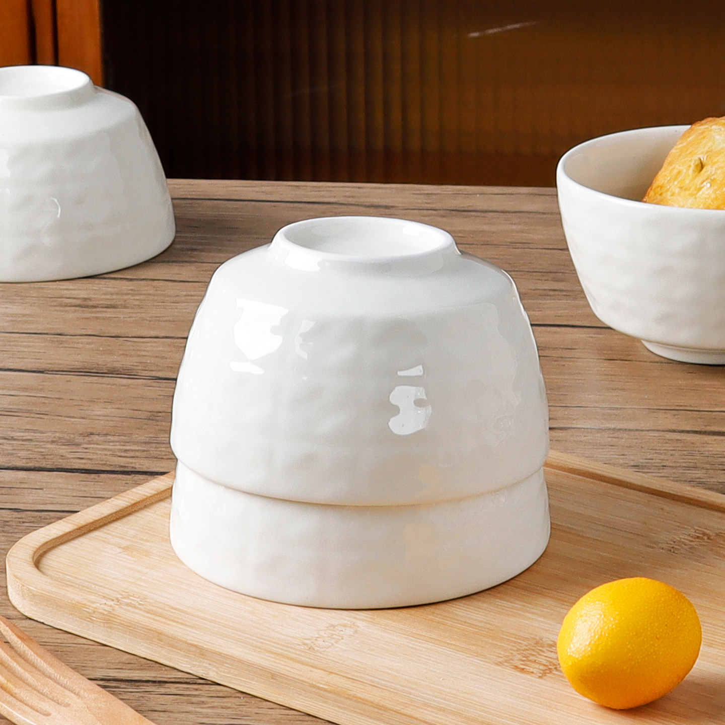 奶油风米饭碗特别好看的餐具小碗家用2026新款简约陶瓷吃饭碗套装,淘宝优惠券,粉丝福利购,淘宝优惠卷