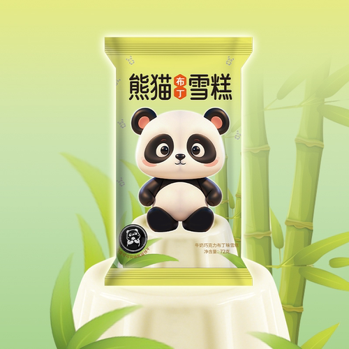 天冰喵爪冰西柚口味樱桃味雪泥熊猫布丁巧克力牛奶口味雪糕 - 图0