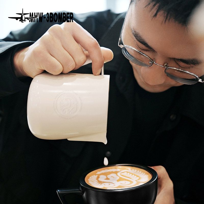 MHW-3BOMBER轰炸机FF拉花缸 梁凡咖啡拉花杯打奶缸拉花专用咖啡杯,淘宝优惠券,粉丝福利购,淘宝优惠卷