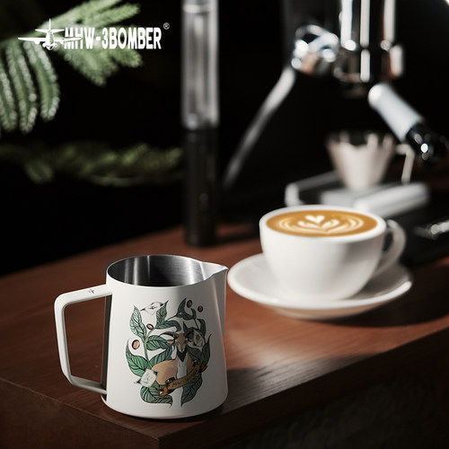 MHW-3BOMBER轰炸机Origin系列拉花缸 专业意式器具拉花杯 奶泡杯 - 图1