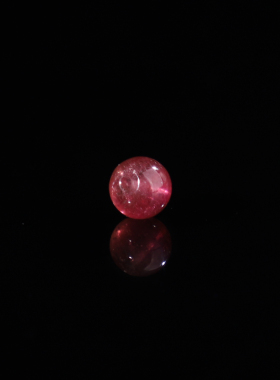 天然红色碧玺散珠子diy电气石6mm