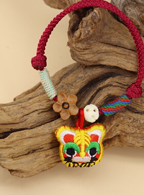 小老虎红绳手链男女士本命年