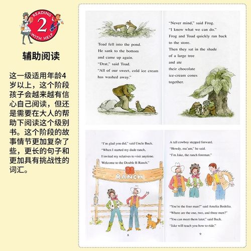 英文原版绘本 I Can Read my first level 1 2 3 4系列合辑 青蛙与蟾蜍3-6岁英语早教分级阅读牛津树辅助阅读英文原版绘本中图正版 - 图2