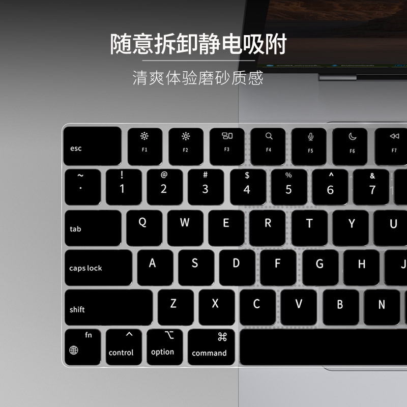 适用于苹果MacBook Air 13.6键盘膜A2681笔记本M2电脑MacBook Pro 14英M1键盘保护膜 Pro 16英寸2021款A2442-图3