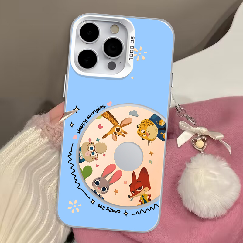 疯狂动物城2适用小米15spro手机壳17promax可爱14朱迪13情侣12pro尼克ultra红米k80k70唱片turbo4/note11兔子 - 图0