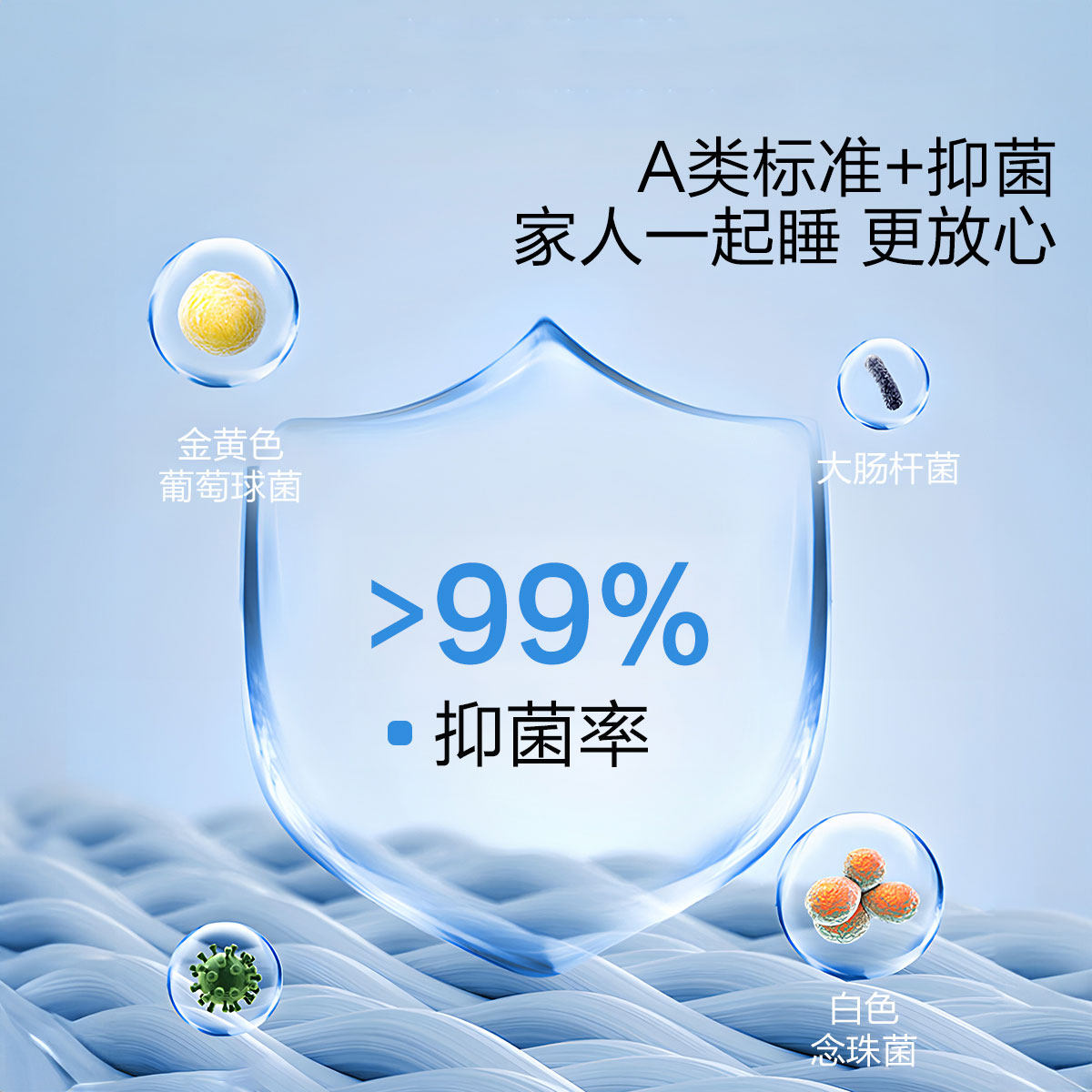 水星家纺凉席A类抑菌1000D冰丝席可机洗可折叠提花凉感席子床品,淘宝优惠券,粉丝福利购,淘宝优惠卷
