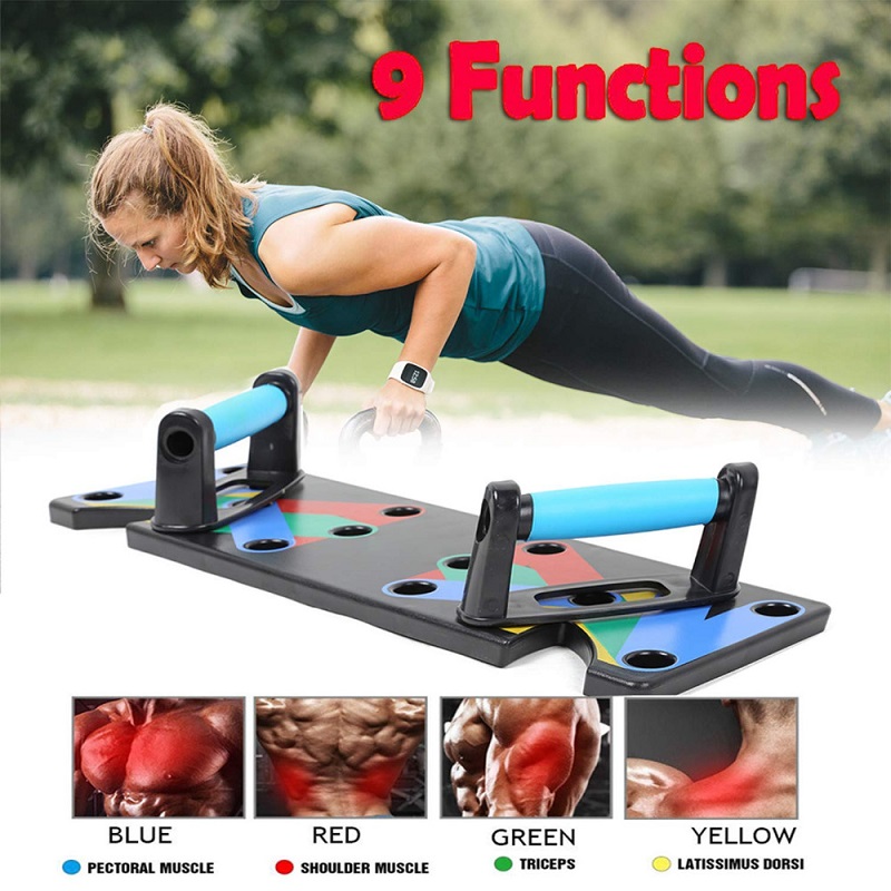 Push Up Rack Board Body Fitness Exercise Push-up Stands Tool-图0