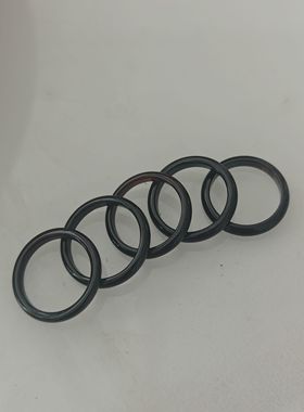 天然黑曜石尾戒男女款指环戒指素圈食指戒指招财转运戒指