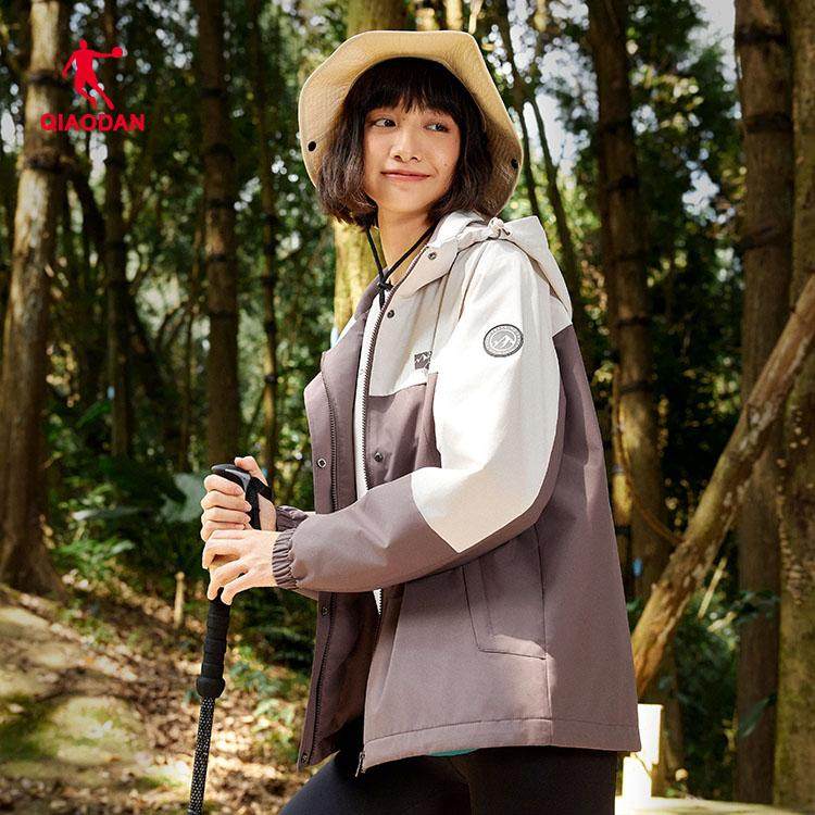 乔丹运动风衣女秋冬加绒保暖女子户外防泼水连帽外套QDFFD2251512,淘宝优惠券,粉丝福利购,淘宝优惠卷