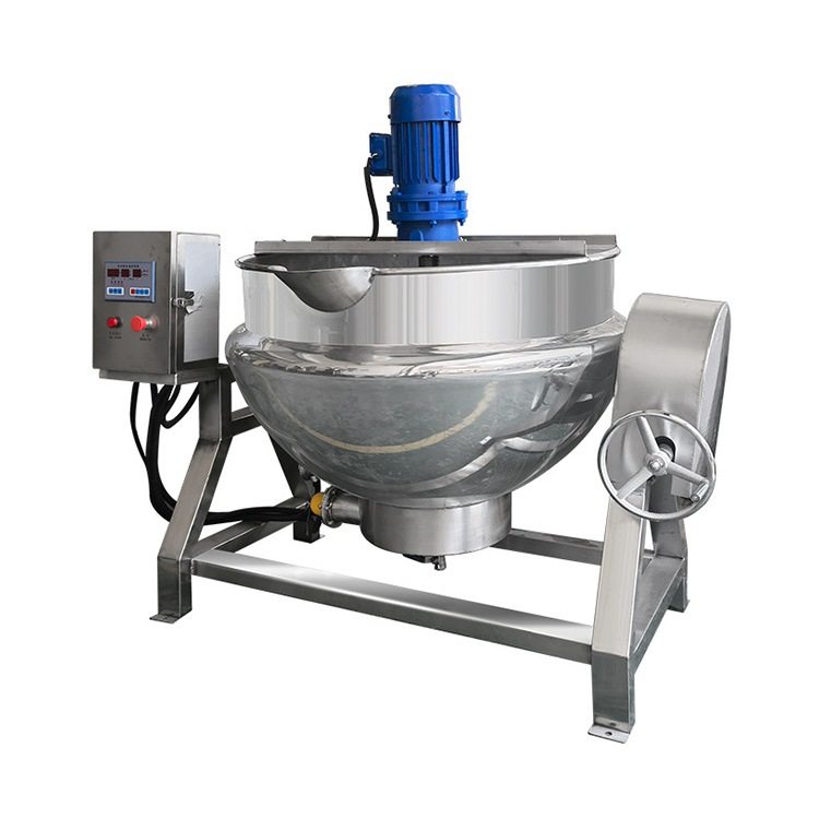 全自动搅拌夹层锅 五谷杂粮荞麦面粉炒料机 麦芽糖搅拌熬制锅,淘宝优惠券,粉丝福利购,淘宝优惠卷
