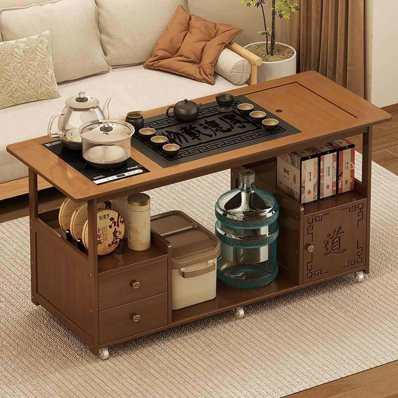 移动茶桌家用小茶台烧水壶一体茶水柜茶车泡茶几沙发边几茶具套装,淘宝优惠券,粉丝福利购,淘宝优惠卷