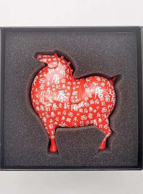 西安东西唐富贵迷你长安马桌面摆件家居创意礼品树脂工艺品礼物