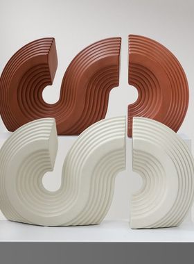 简约现代陶瓷装饰品摆件客厅装卧室软博古架餐厅电视柜摆设书房