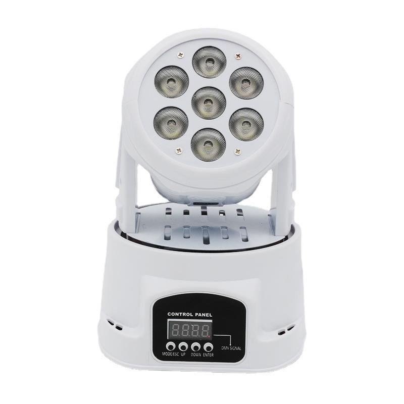 KTV彩灯酒吧声控智能摇头灯旋转舞台灯光婚庆LED染色7颗激光帕灯,淘宝优惠券,粉丝福利购,淘宝优惠卷