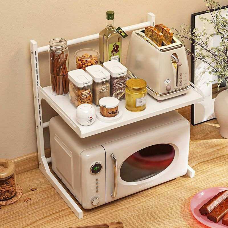 厨房微波炉架置物架多功能多层架子电饭锅台面烤箱支架收纳架家用,淘宝优惠券,粉丝福利购,淘宝优惠卷