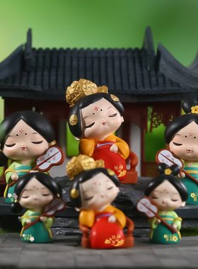 唐仕女大小号摆件家居唐朝工艺品装饰品古风摆件客厅可爱摆件批发