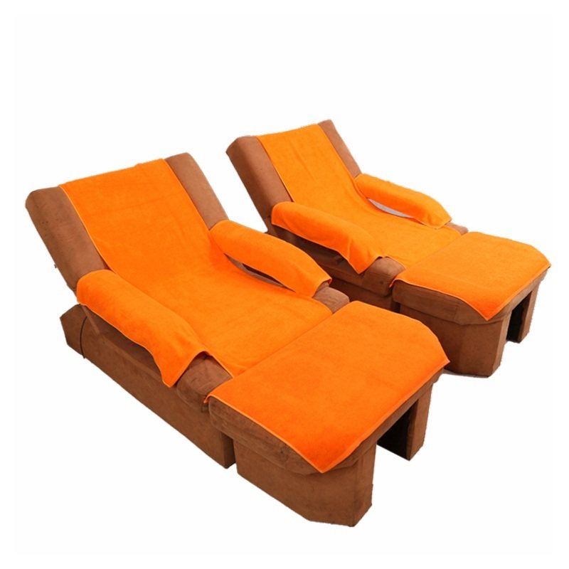 纯棉足浴沙发巾四件套足疗店沙发垫套罩泡脚沐足美甲按摩椅大毛巾,淘宝优惠券,粉丝福利购,淘宝优惠卷