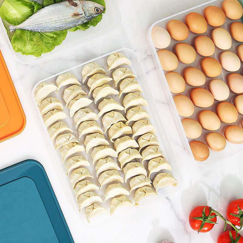 饺子盒冷冻盒冰箱用水饺馄饨保鲜盒收纳托速装整理盒放收纳架鸡蛋,淘宝优惠券,粉丝福利购,淘宝优惠卷