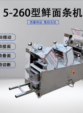 五组260型鲜面条机仿手工小型鲜面条机多功能湿面宽面制面机