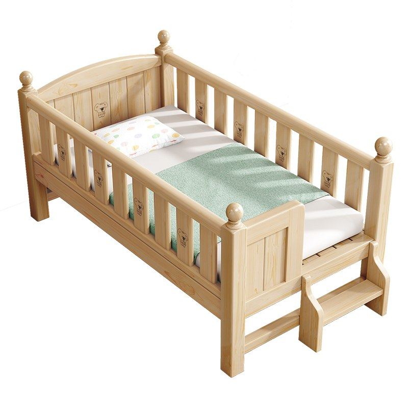 儿童拼接床实木婴儿床带护栏宝宝床扩床加床大人可睡床边床加宽床,淘宝优惠券,粉丝福利购,淘宝优惠卷