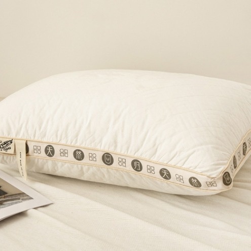 新款直销酒店宾馆枕头芯不塌陷高回弹睡眠学生成人一对单人护颈椎 - 图1