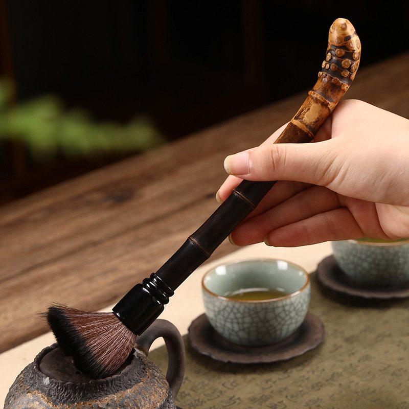 竹根养壶笔不掉刷子紫砂壶刷笔零配件刷茶盘茶具清洁毛茶茶具茶,淘宝优惠券,粉丝福利购,淘宝优惠卷