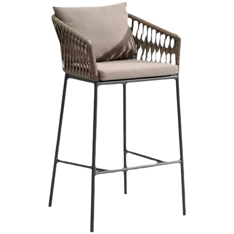 户外吧椅休闲酒吧高椅吧室外藤编露天脚凳台椅红餐厅阳台网咖啡厅,淘宝优惠券,粉丝福利购,淘宝优惠卷