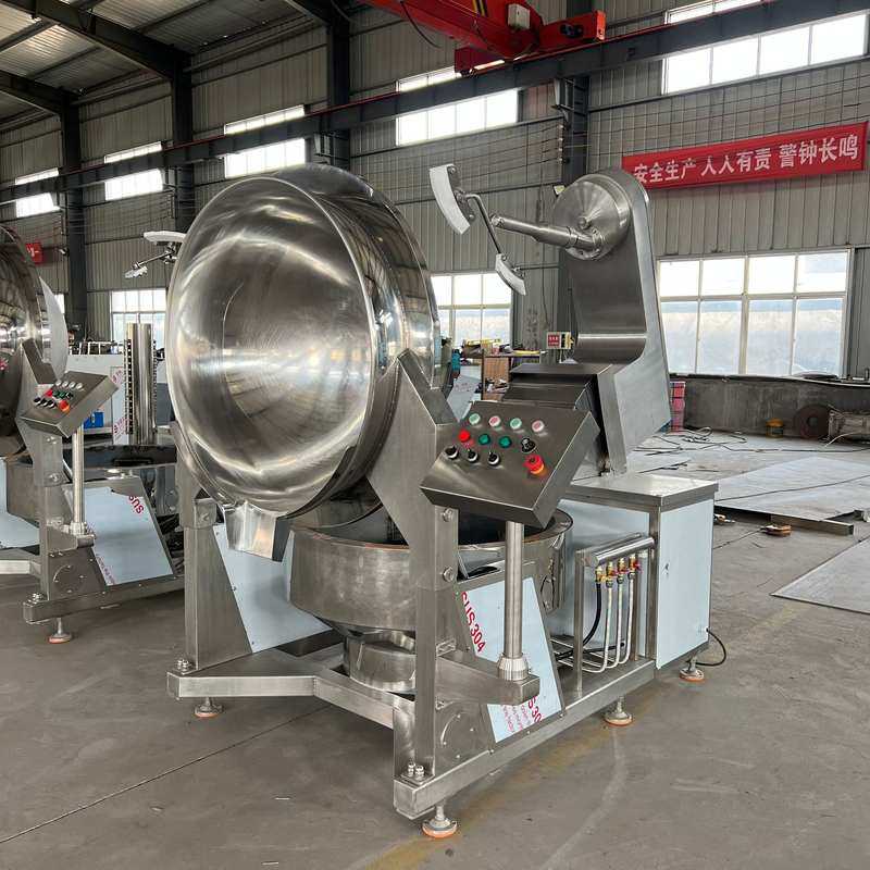 全自动炒菜机自动化中央厨房配套设备辣椒酱行星搅拌炒锅铁板烧,淘宝优惠券,粉丝福利购,淘宝优惠卷