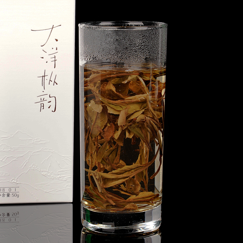 磻龙号大洋枞韵白牡丹福鼎白茶2018年磻溪花香茶叶50克装散茶品鉴