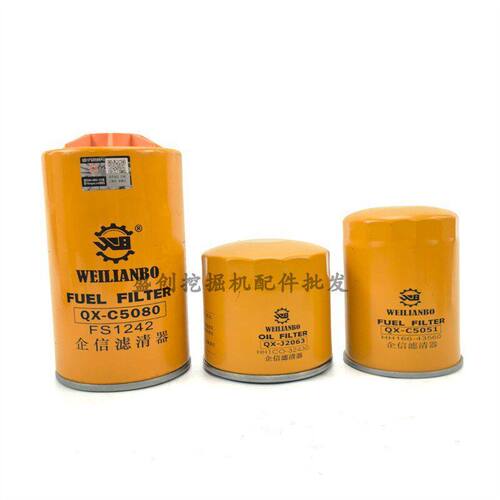 徐工挖掘机XE60G POR 75GA久保田机油滤芯柴油空气油水液压格配件 - 图2