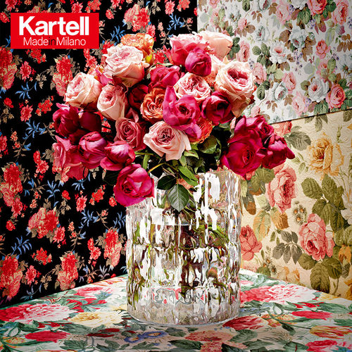 Kartell意大利进口客厅插花摆件简约意式摆件花桶花瓶MATELASSE - 图0