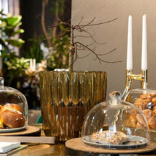 Kartell意大利进口简约装饰花瓶客厅办公室摆件透明果冻花瓶JELLY - 图2