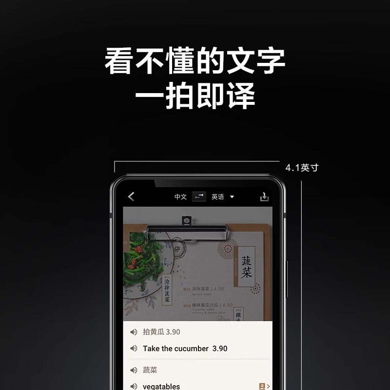【官方正品】科大讯飞双屏翻译机多国语言高端商务翻译神器随身出国旅游实时同声翻译英语日语离线翻译器4.0 - 图1