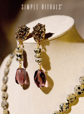 Simple Rituals卡布里皇家手工威尼斯琉璃项链小众高级感设计饰品